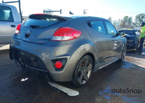 2015 Hyundai Veloster Turbo from USA, damaged, VIN KMHTC6AEXFU225847